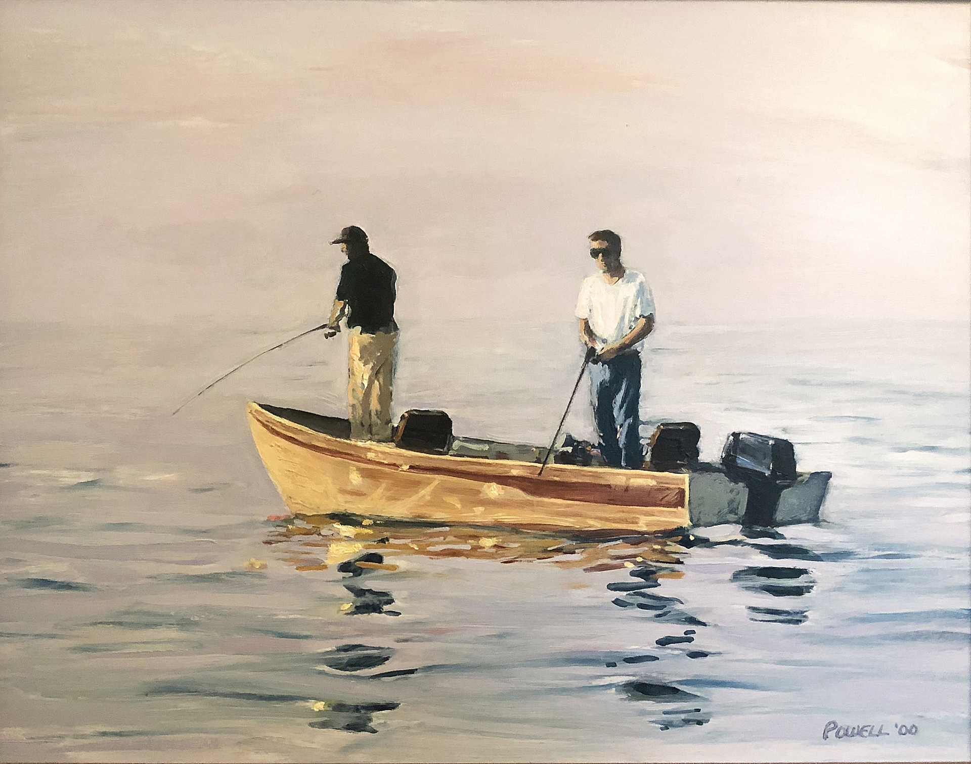 Fishing on the Bay at First Light